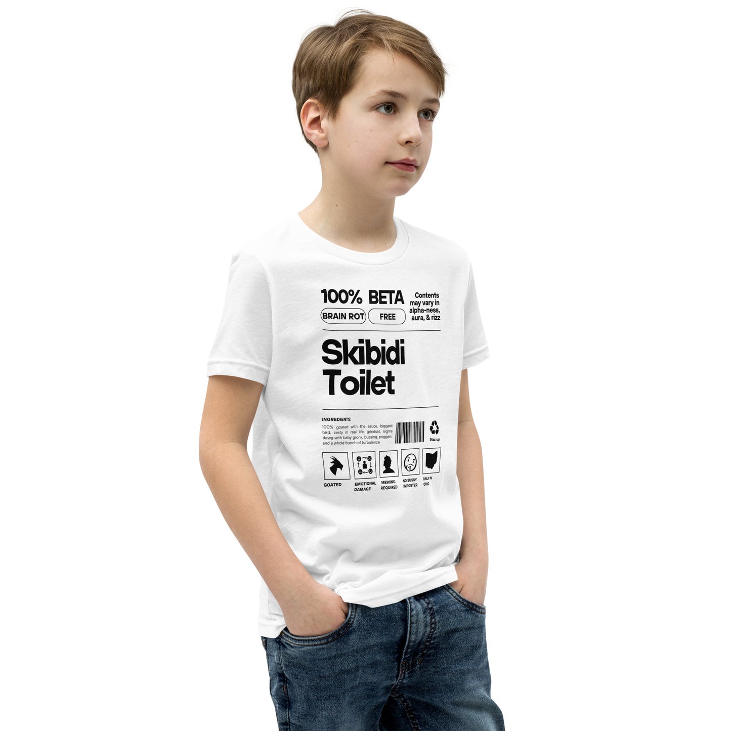 100% Brain Rot (White Font)